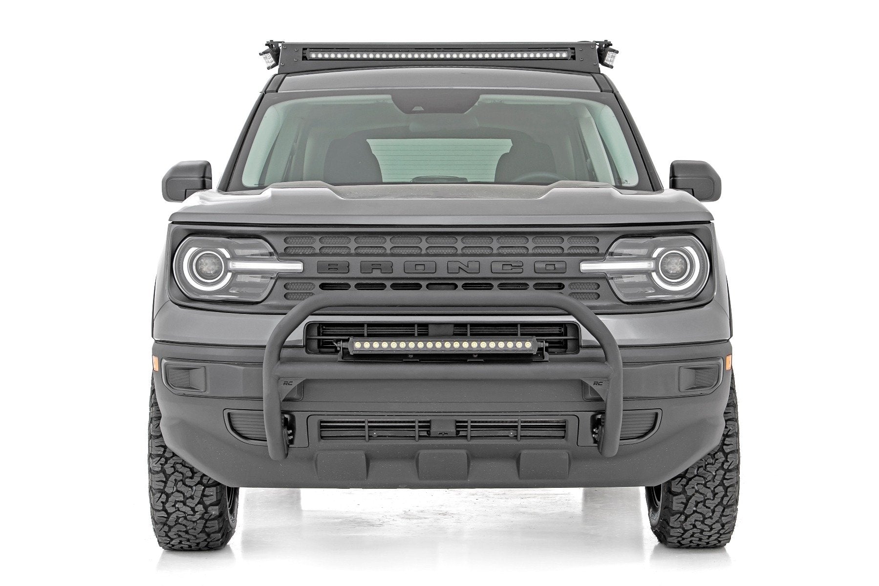 LED Light Kit | Roof Rack Mount | 40" Black Single Row | Ford Bronco Sport (21-26)