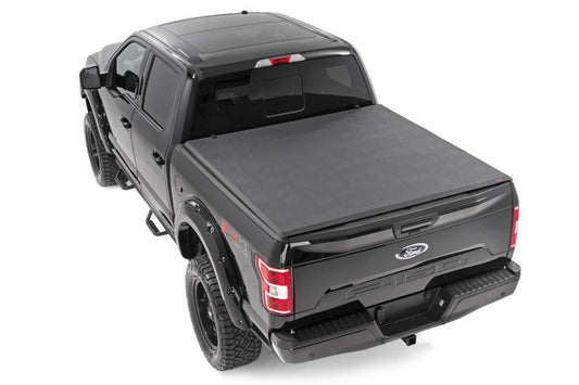 Soft Tri-Fold Bed Cover | 5'7" Bed | Ford F-150 (21-25)/F-150 Lightning (22-25) 