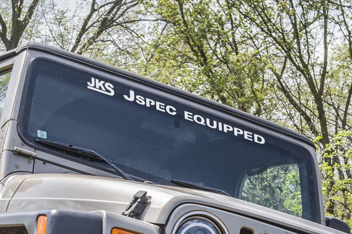 JSPEC Equipped 36" Windshield Decal