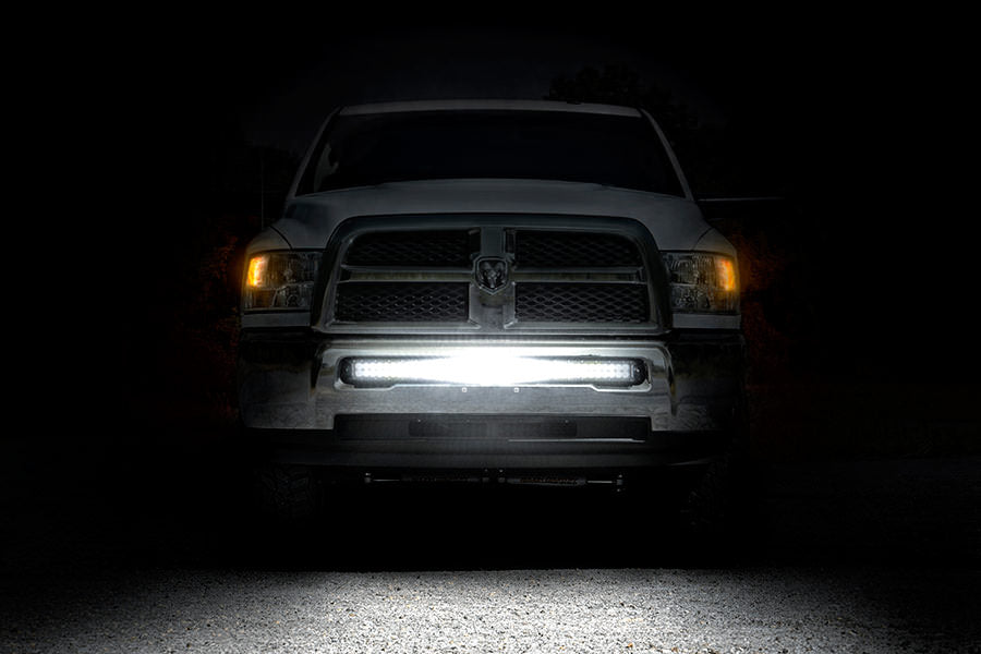 LED Light Kit | Bumper Mount | 40" Black Dual Row | Ram 2500/3500 4WD (10-18)