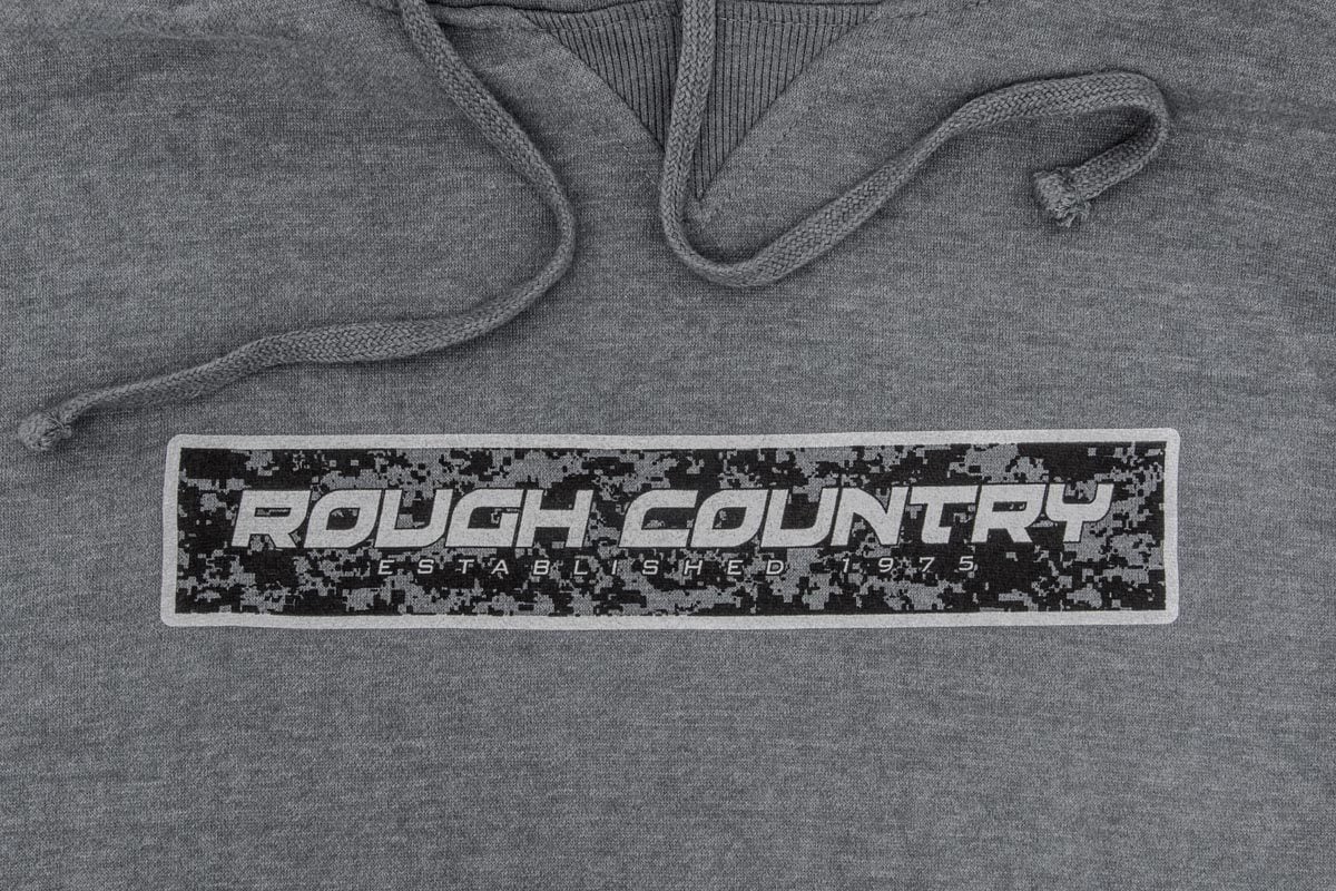Rough Country Hoodie | Digital | Grey | LG