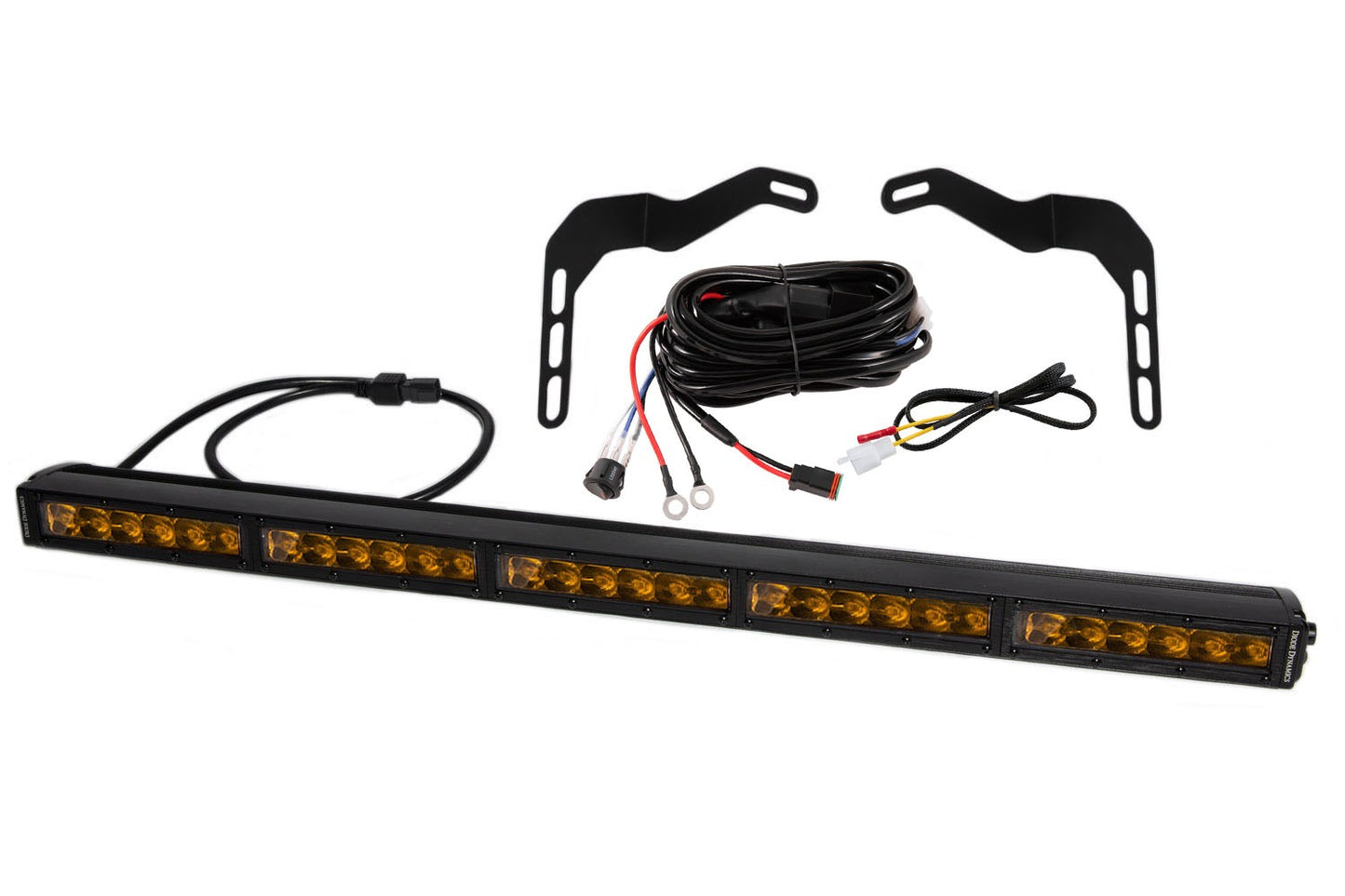 Diode Dynamics - SS30 Stealth Lightbar Kit For 2014-2021 Toyota Tundra  Amber Driving