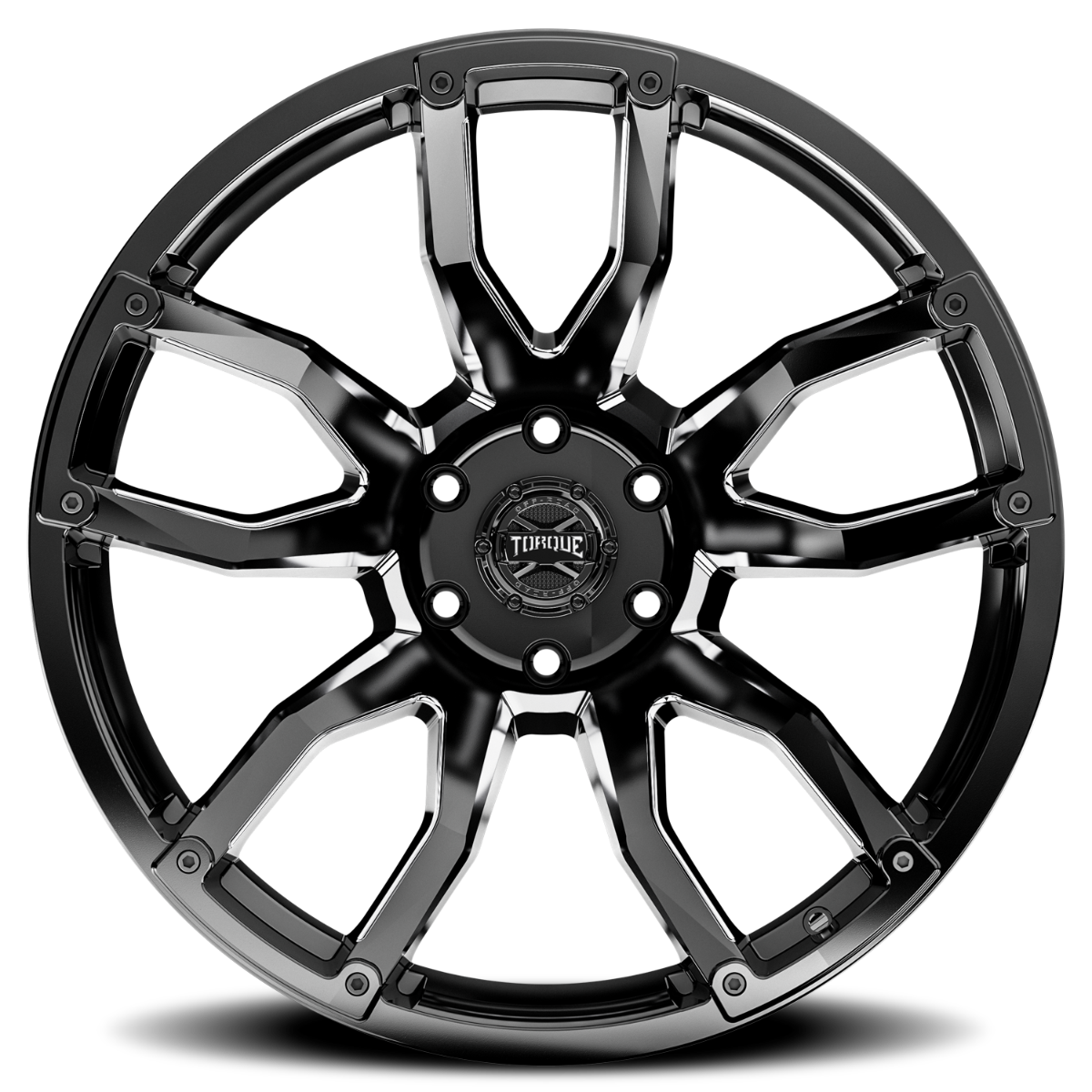 Torque Impact | Gloss Black w/Milled Accents | 20x9 | 6x135 | -12mm
