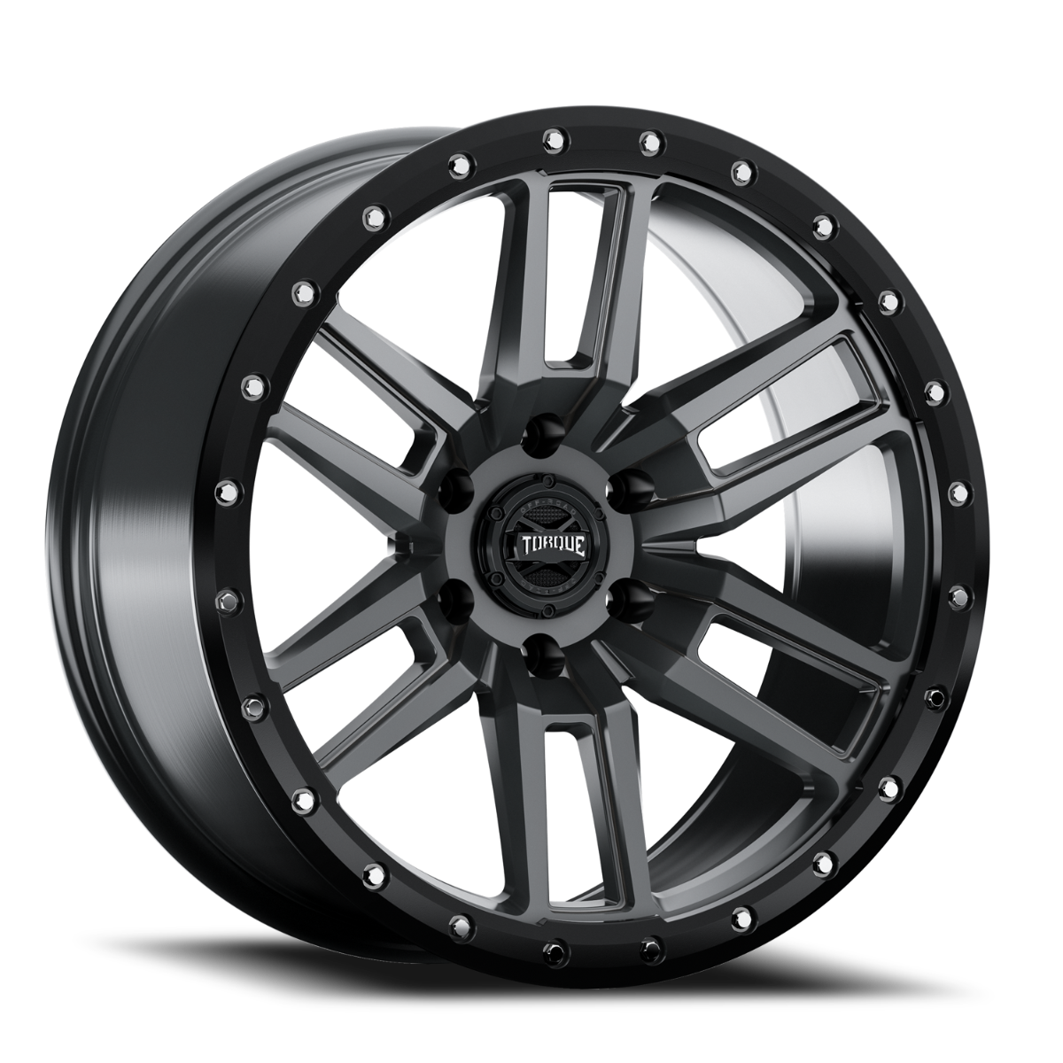 Torque Pritchett | Anthracite w/Black Lip | 17x9 | 6x5.5 | 0mm