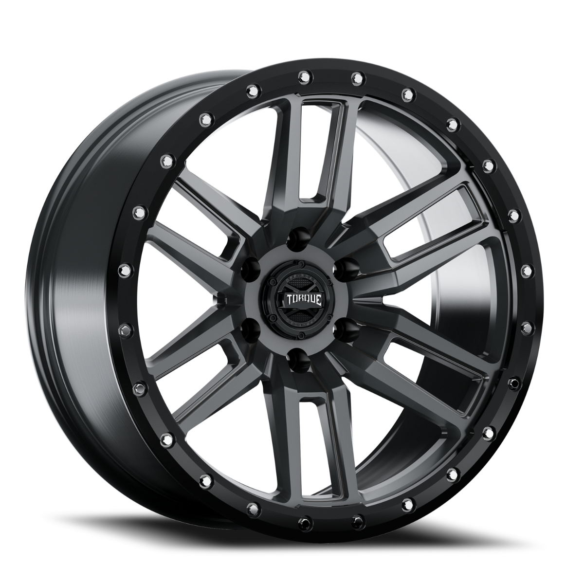 Torque Pritchett | Anthracite w/Black Lip | 20x9 | 6x5.5 | -12mm